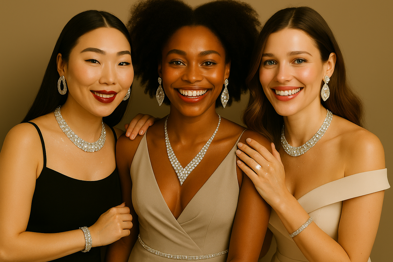 Do more sparkly jewelry 